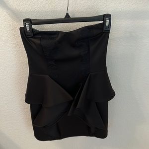 Black cocktail dress